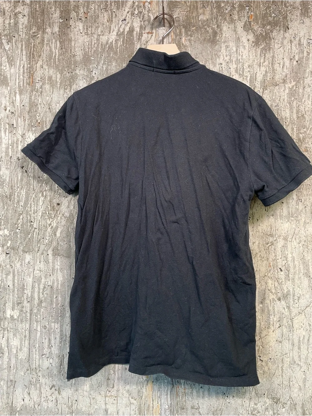 POLO RALPH LAUREN Men's Custom Slim Fit Polo Shirt Size M in Black